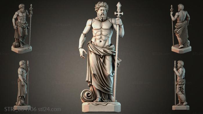 Статуэтки разные (STRI_004706) 3D модель для ЧПУ станка