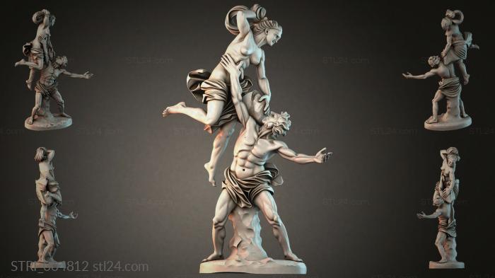 Статуэтки разные (STRI_004812) 3D модель для ЧПУ станка