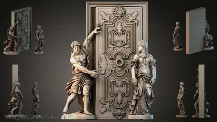 Статуэтки разные (STRI_005120) 3D модель для ЧПУ станка