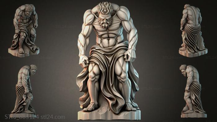 Статуэтки разные (STRI_005124) 3D модель для ЧПУ станка