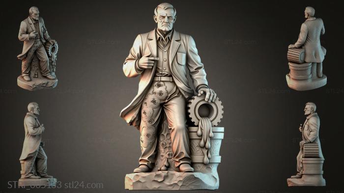 Статуэтки разные (STRI_005133) 3D модель для ЧПУ станка