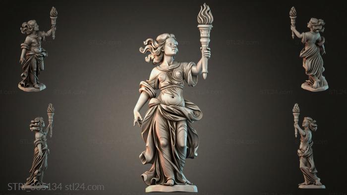 Статуэтки разные (STRI_005134) 3D модель для ЧПУ станка