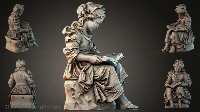 Статуэтки разные (STRI_005188) 3D модель для ЧПУ станка