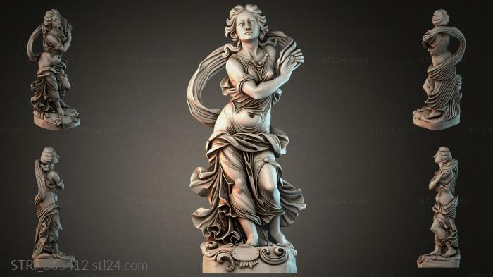 Статуэтки разные (STRI_005412) 3D модель для ЧПУ станка