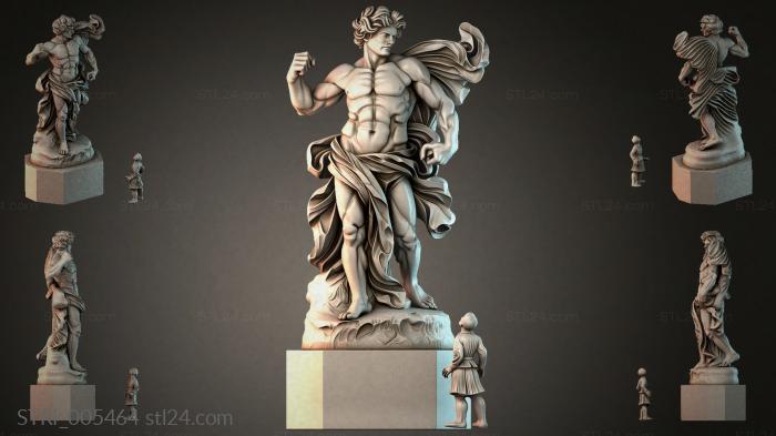 Статуэтки разные (STRI_005464) 3D модель для ЧПУ станка