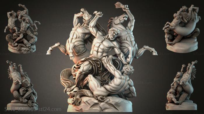 Статуэтки разные (STRI_005513) 3D модель для ЧПУ станка
