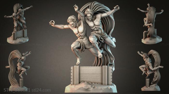 Статуэтки разные (STRI_005681) 3D модель для ЧПУ станка