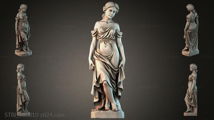 Статуэтки разные (STRI_006010) 3D модель для ЧПУ станка