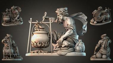 Various figurines STRI_006341 3d model