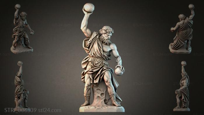 Статуэтки разные (STRI_006539) 3D модель для ЧПУ станка