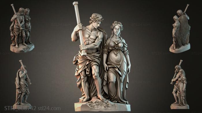 Various figurines (STRI_006742) 3D models for cnc