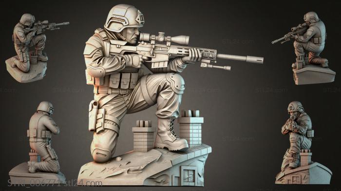 Статуэтки разные (STRI_006771) 3D модель для ЧПУ станка