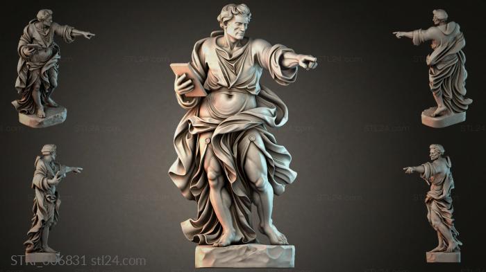 Статуэтки разные (STRI_006831) 3D модель для ЧПУ станка