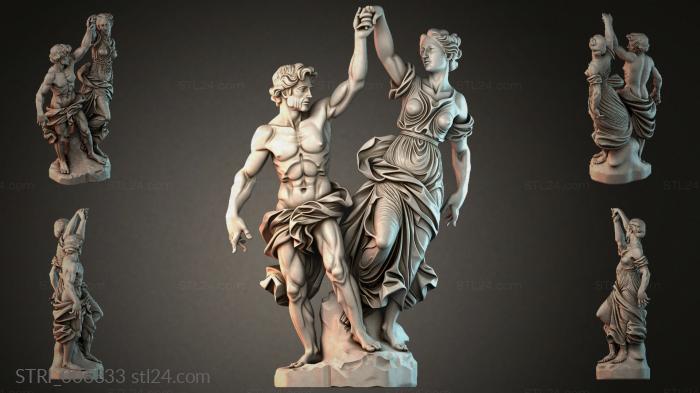 Статуэтки разные (STRI_006833) 3D модель для ЧПУ станка