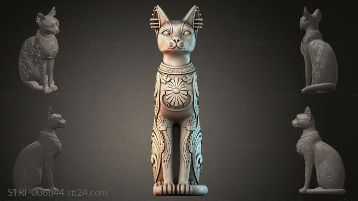 Статуэтки разные (STRI_006844) 3D модель для ЧПУ станка