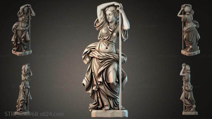 Статуэтки разные (STRI_006968) 3D модель для ЧПУ станка