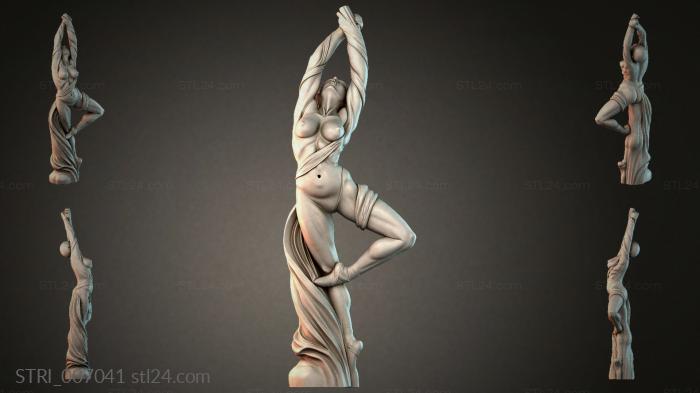 Статуэтки разные (STRI_007041) 3D модель для ЧПУ станка