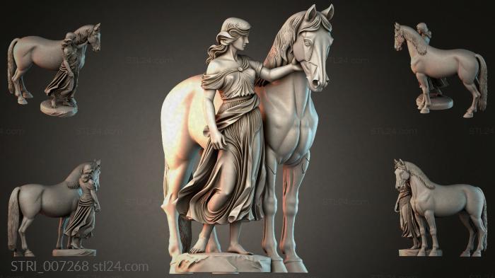 Статуэтки разные (STRI_007268) 3D модель для ЧПУ станка