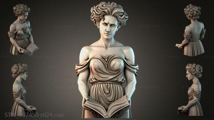 Статуэтки разные (STRI_007450) 3D модель для ЧПУ станка