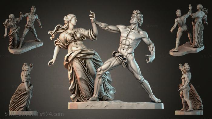 Статуэтки разные (STRI_007580) 3D модель для ЧПУ станка