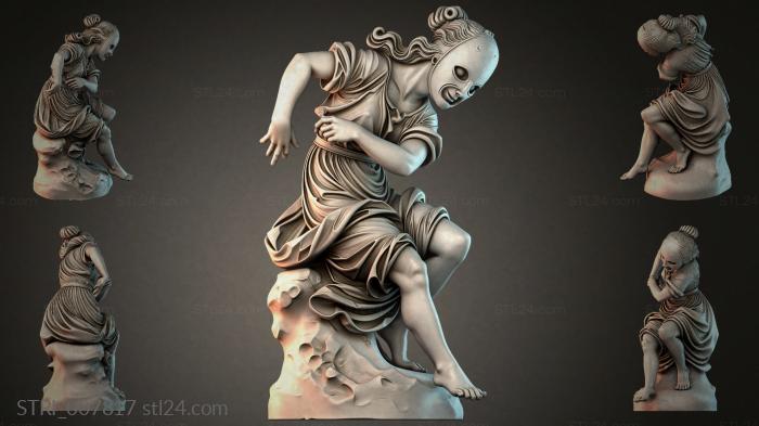 Статуэтки разные (STRI_007817) 3D модель для ЧПУ станка