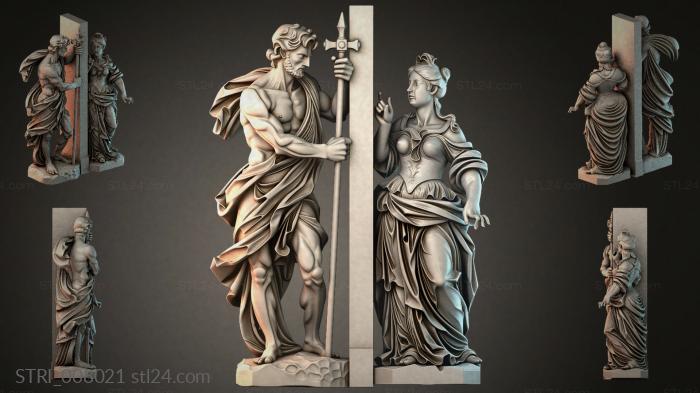 Various figurines (STRI_008021) 3D models for cnc