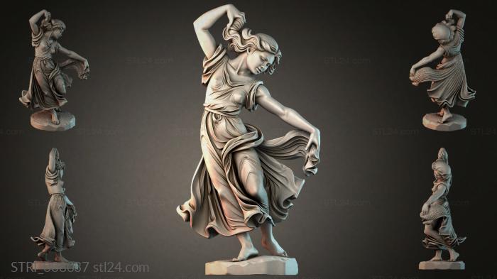 Статуэтки разные (STRI_008037) 3D модель для ЧПУ станка