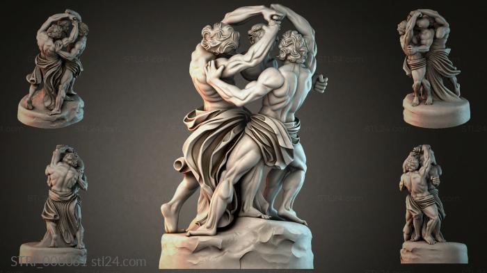 Статуэтки разные (STRI_008061) 3D модель для ЧПУ станка