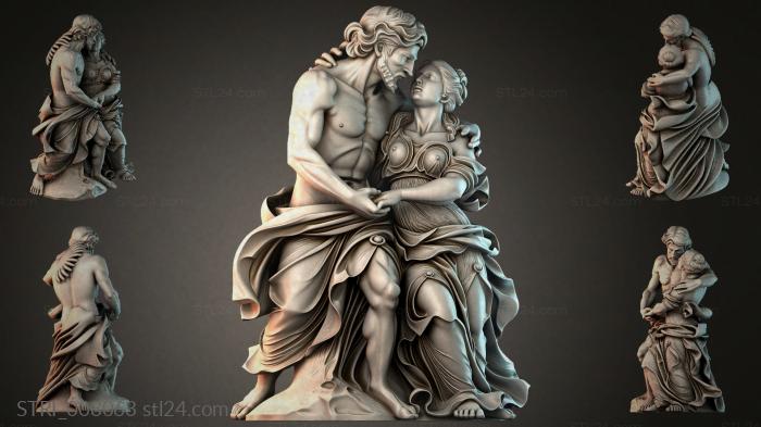 Статуэтки разные (STRI_008063) 3D модель для ЧПУ станка