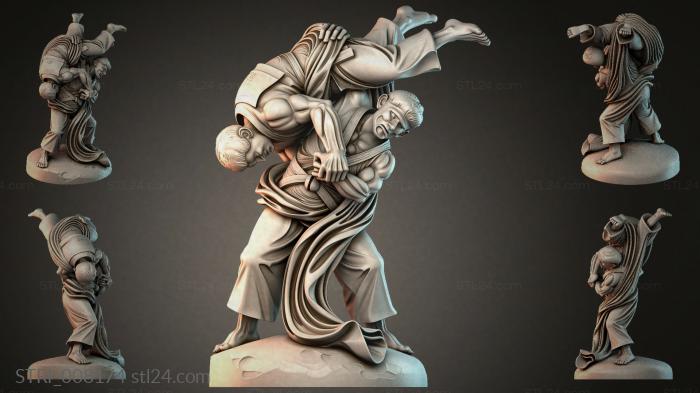Статуэтки разные (STRI_008174) 3D модель для ЧПУ станка