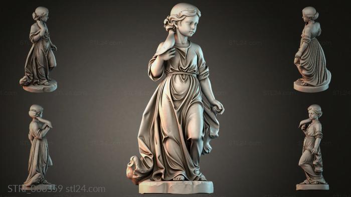 Статуэтки разные (STRI_008559) 3D модель для ЧПУ станка