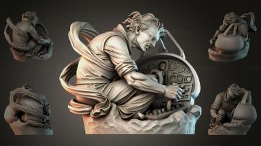 Various figurines STRI_008649 3d model