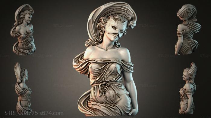 Статуэтки разные (STRI_008725) 3D модель для ЧПУ станка
