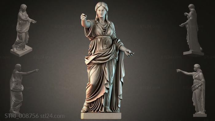 Статуэтки разные (STRI_008756) 3D модель для ЧПУ станка