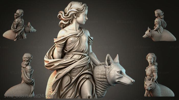Статуэтки разные (STRI_008760) 3D модель для ЧПУ станка
