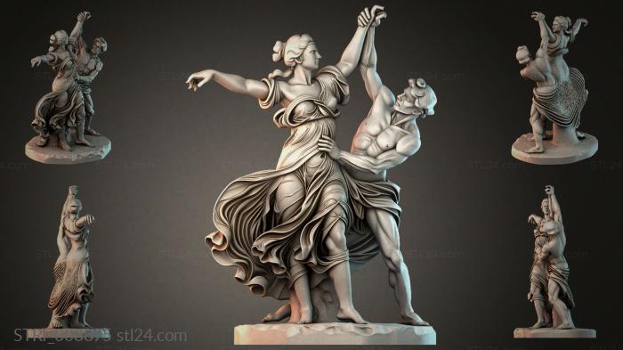 Статуэтки разные (STRI_008895) 3D модель для ЧПУ станка