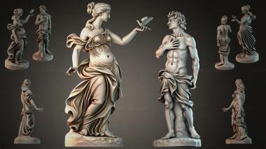Various figurines STRI_009235 3d model