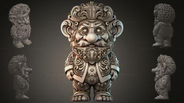 Various figurines STRI_009288 3d model