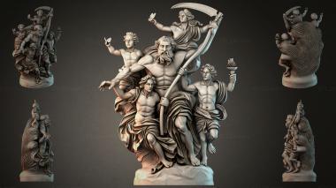 Various figurines STRI_009293 3d model