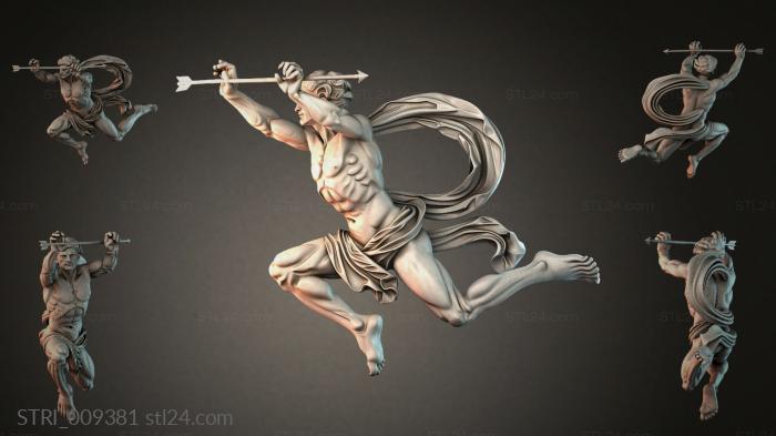 Статуэтки разные (STRI_009381) 3D модель для ЧПУ станка
