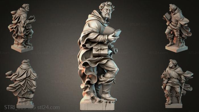 Статуэтки разные (STRI_009405) 3D модель для ЧПУ станка