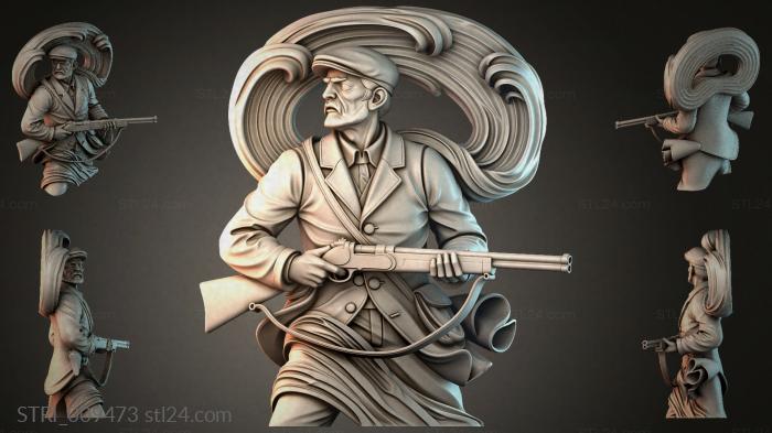 Статуэтки разные (STRI_009473) 3D модель для ЧПУ станка