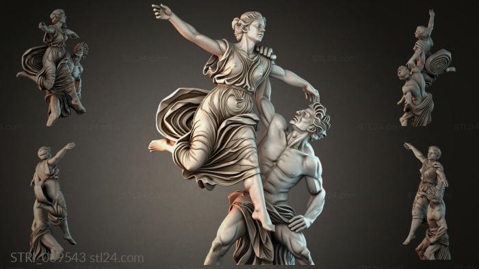 Статуэтки разные (STRI_009543) 3D модель для ЧПУ станка