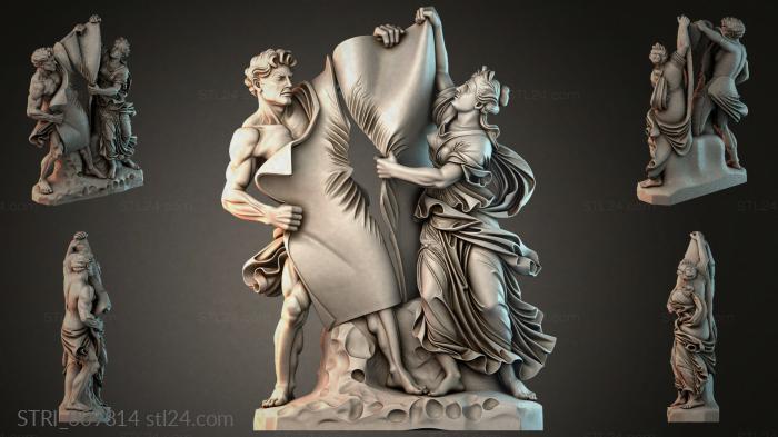 Статуэтки разные (STRI_009814) 3D модель для ЧПУ станка
