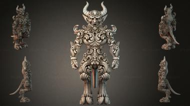 Various figurines STRI_009927 3d model