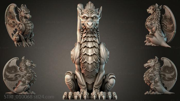 Статуэтки разные (STRI_010068) 3D модель для ЧПУ станка