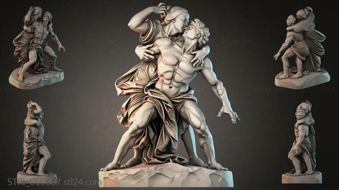 Статуэтки разные (STRI_010087) 3D модель для ЧПУ станка