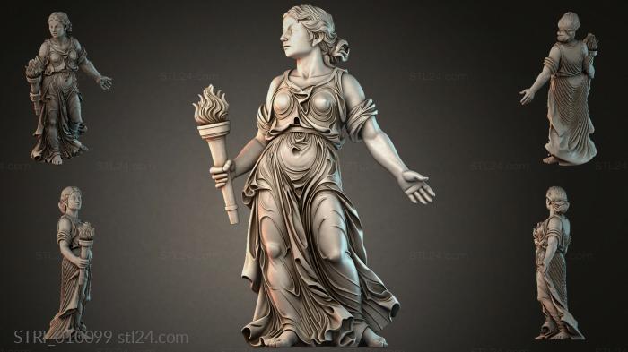 Статуэтки разные (STRI_010099) 3D модель для ЧПУ станка