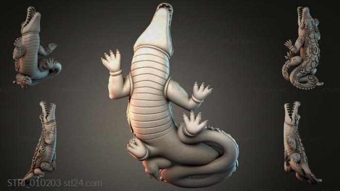 Статуэтки разные (STRI_010203) 3D модель для ЧПУ станка