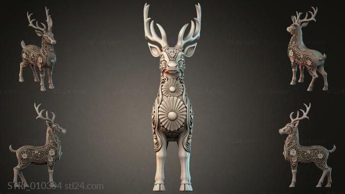 Статуэтки разные (STRI_010304) 3D модель для ЧПУ станка